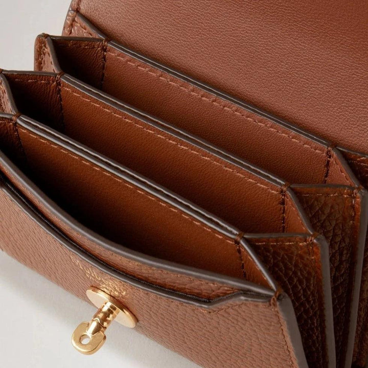 Mulberry Darley Concertinal Wallet Small Classic Grain Oak - Darley Pung - RL8284/552G110