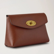 Mulberry Darley Cosmetic Pouch  Oak Small Classic Grain Kosmetiktasche