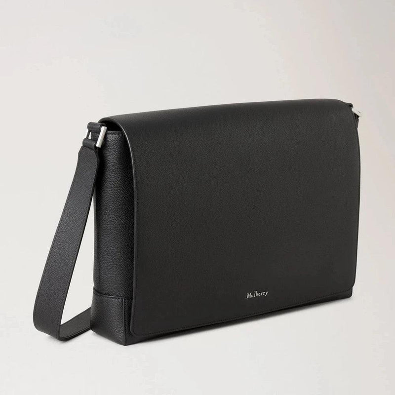 Mulberry Ferringdon Messenger - Black Small Pebble Grain - Computertaske - HH9505/645A100
