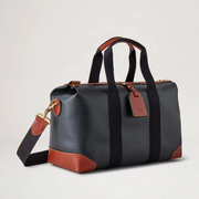 Mulberry Heritage Day Clipper Black & Cognac Printed BioVeg Scotchgrain