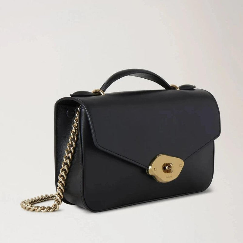Mulberry Lana Day Bag High Gloss Leather Black - Mulberry Lana - HH9602/615A100