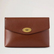 Mulberry Large Darley Cosmetic Pouch Oak Small Classic Grain Kosmetiktasche