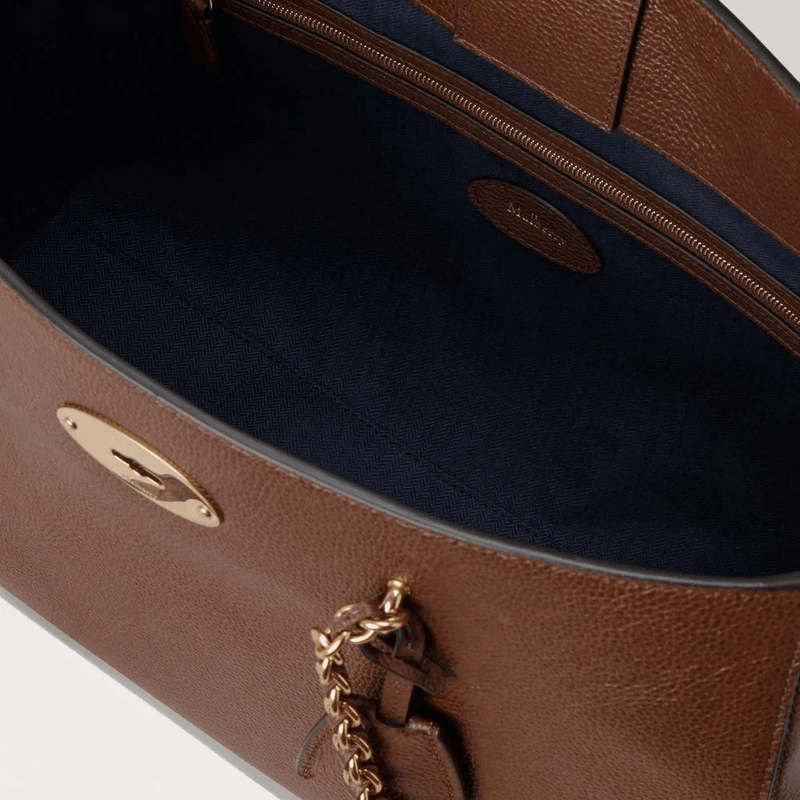 Mulberry Lily Chain Tote Small Classic Grain Oak Two Tone - Lily Taske - HH9577/552G110