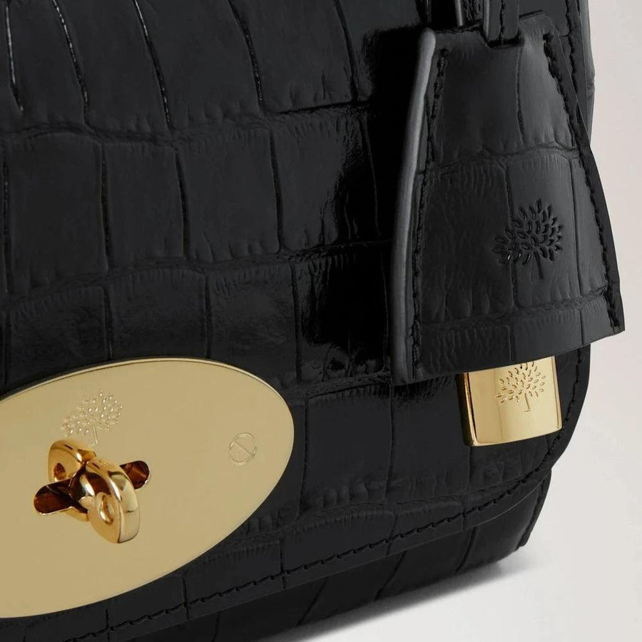 Mulberry Lily Croc Black - Lily Taske - HH9590/641A100