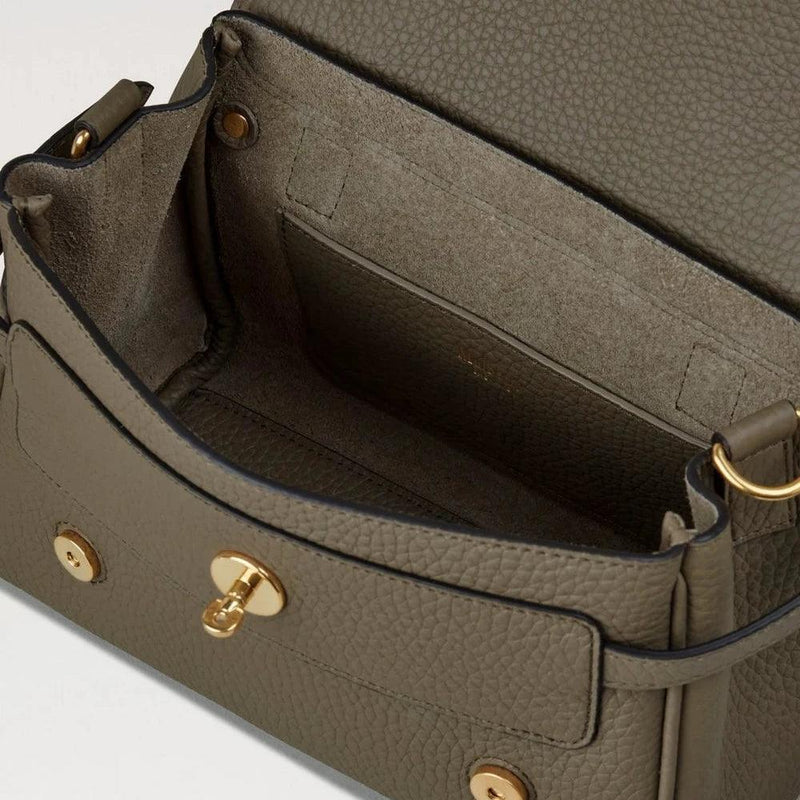 Mulberry Mini Alexa Heavy Grain Linen Green - Alexa Taske - RL6595/736R563