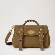 Mulberry Mini Alexa Salcombe Sand Suede Tasche