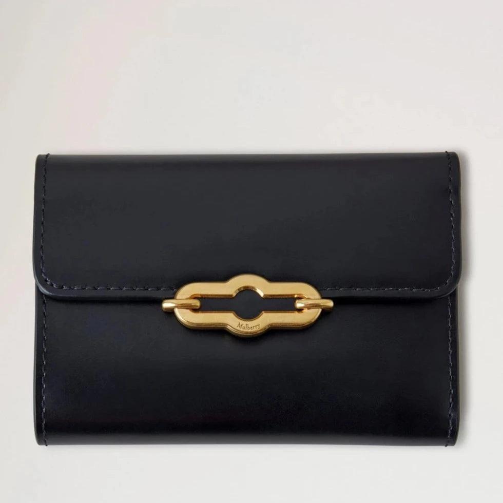 Mulberry Pimlico Compact Wallet Super Lux Calf Black - Punge - RL8071/603A100