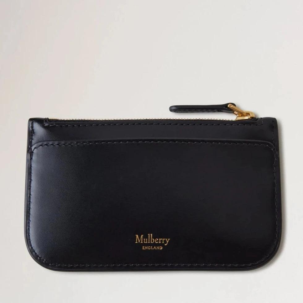 Mulberry Pimlico Zipped Coin Pouch Super Lux Calf Black - Punge - RL8126/603A100