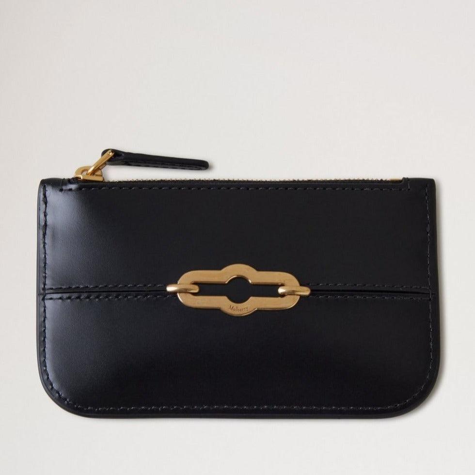 Mulberry Pimlico Zipped Coin Pouch Super Lux Calf Black - Punge - RL8126/603A100