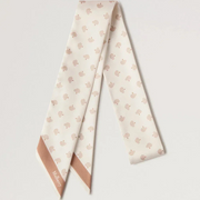 Mulberry Skinny Scarf Mulberry Tree Eggshell Schal