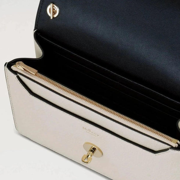 Mulberry Small Darley Small Classic Grain Chalk - Darley Taske - RL7791/205W160