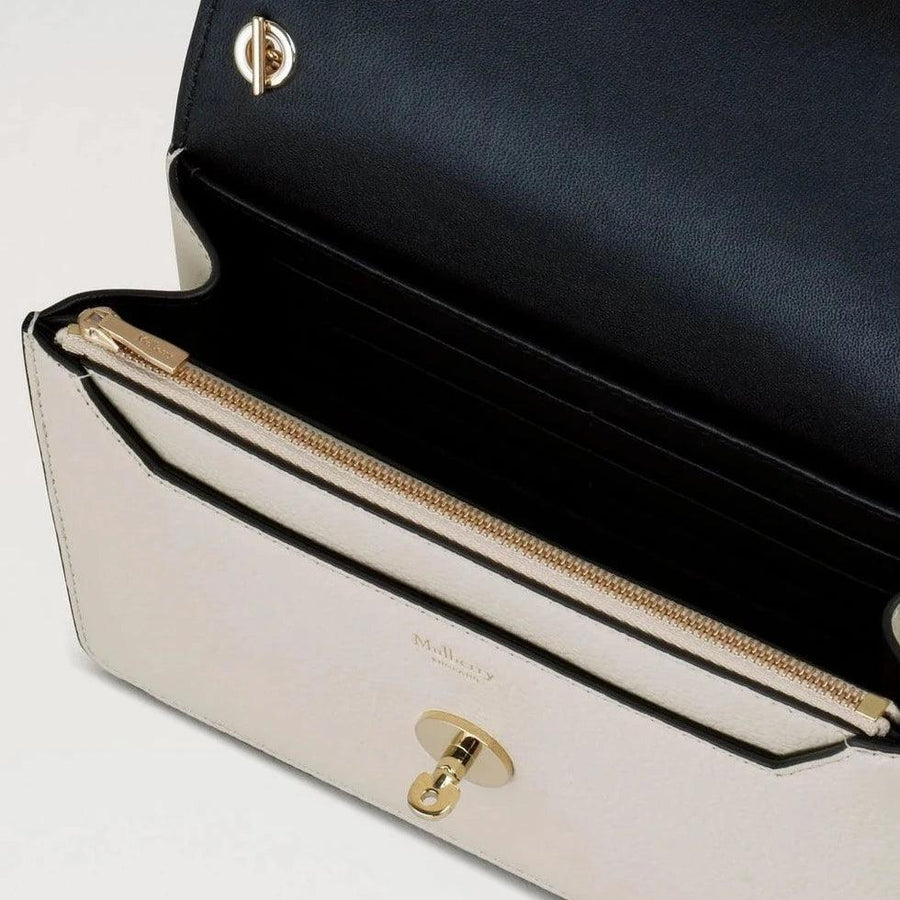 Mulberry Small Darley Small Classic Grain Chalk - Darley Taske - RL7791/205W160