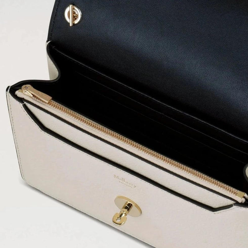 Mulberry Small Darley Small Classic Grain Chalk - Darley Taske - RL7791/205W160