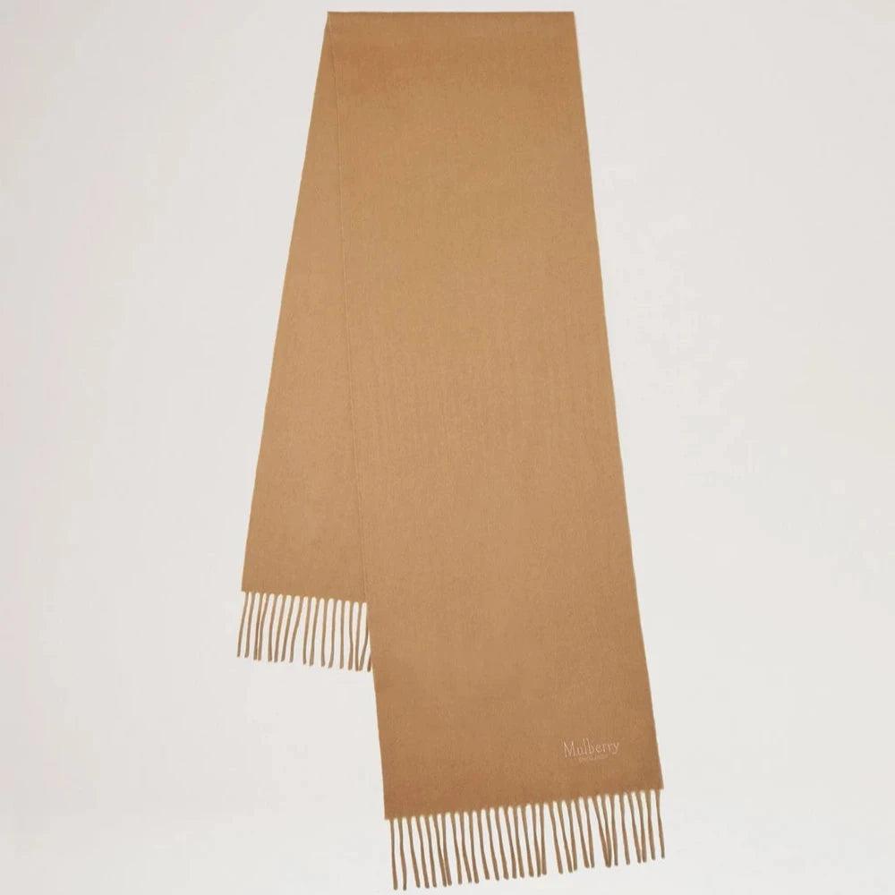 Mulberry Small Solid Merino Wool Scarf Teak - Tørklæder - VS4318/946F180