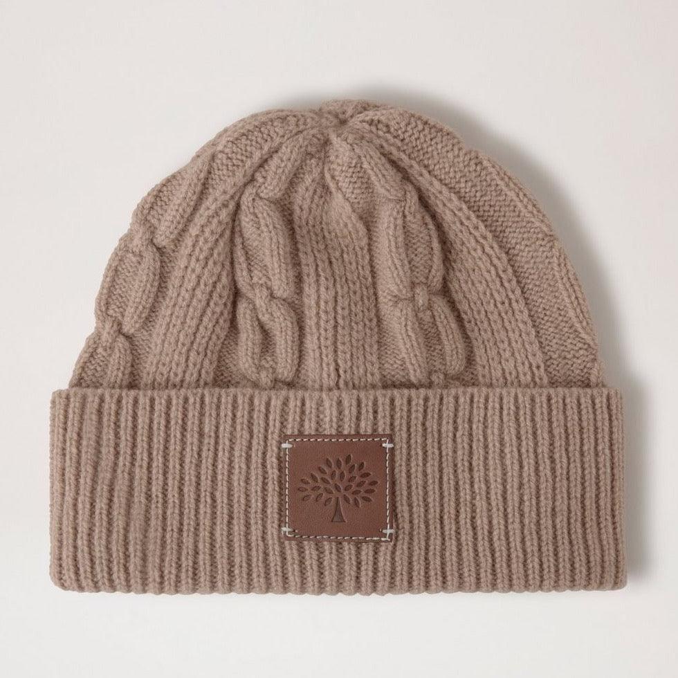 Mulberry Softie Chain Cable Beanie Maple - Accessories - VH4122/996E631