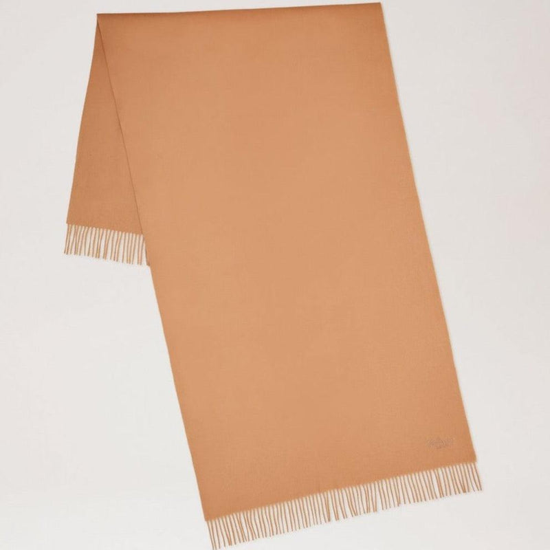 Mulberry Solid Merino Wool Scarf Camel - Tørklæder - VS4240/947H150