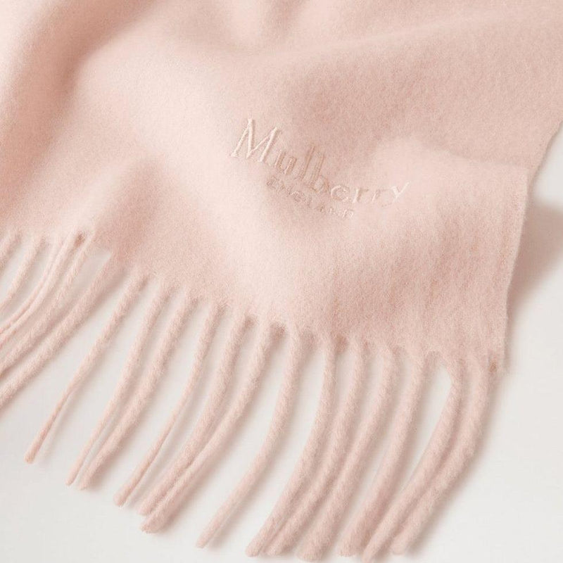 Mulberry Solid Merino Wool Scarf Rosewater - Tørklæder - VS4240/947J633