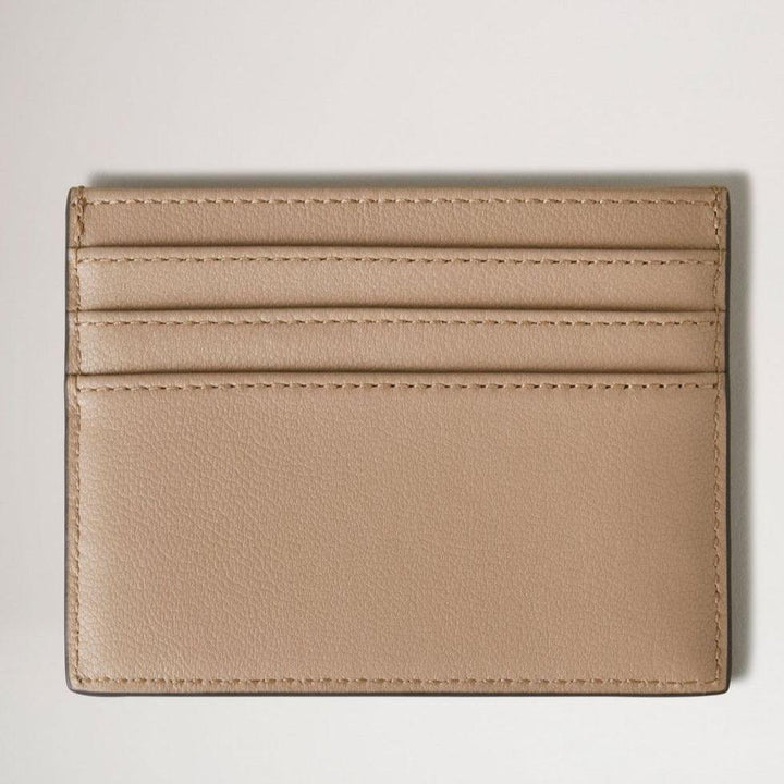 Mulberry Das Kreditkartenetui Maple mit Reißverschluss verfügt über einen beigen Kartenhalter aus Glattleder mit mehreren Kartenfächern. Modell RL7840587E631.