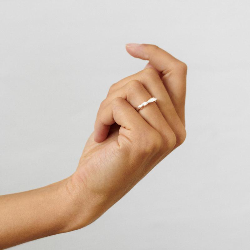 Pernille Corydon Dancing Wave Ring I Sølv - Ringe - R-489-S-004