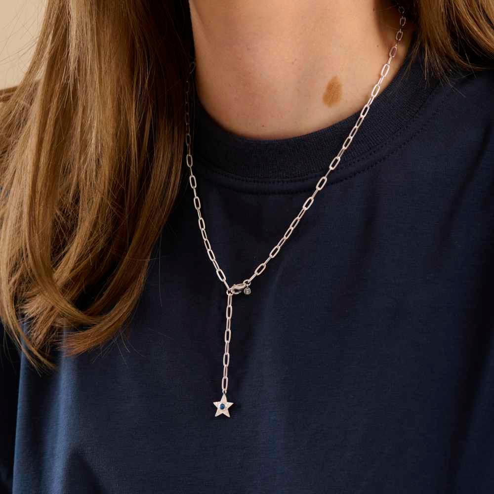 Pernille Corydon Twinkling Star Halskæde I Sølv - Halskæder - N-382-S