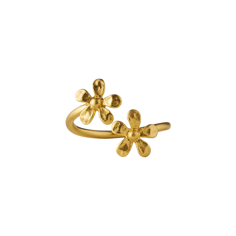 Pernille Corydon – Vergoldeter Ring „Wild Poppy“