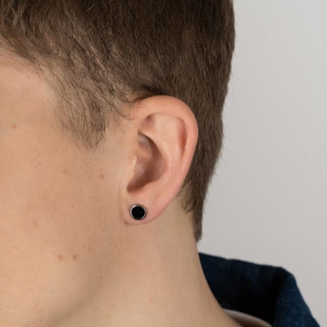 Son Of Noa Ørestik Med Onyx I Sølv - Øreringe - 30251820900