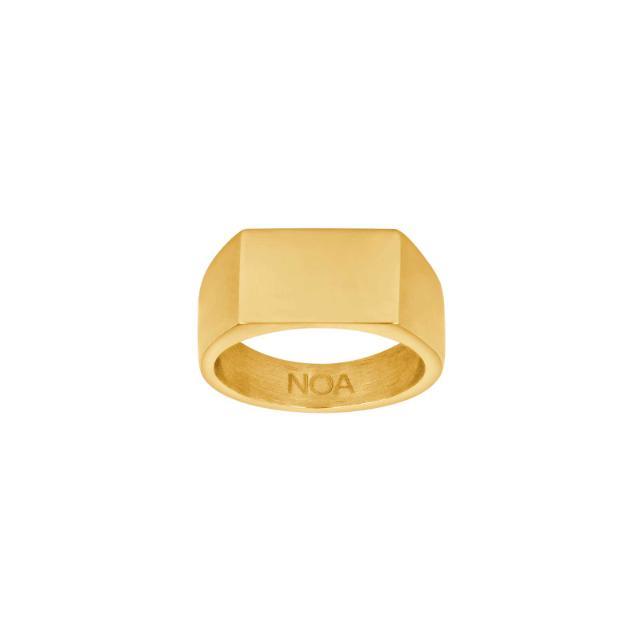 Son of Noa Steel Herrenring aus Gold, breit, mattes Finish, maskulines Design. Modell 108400228-001.