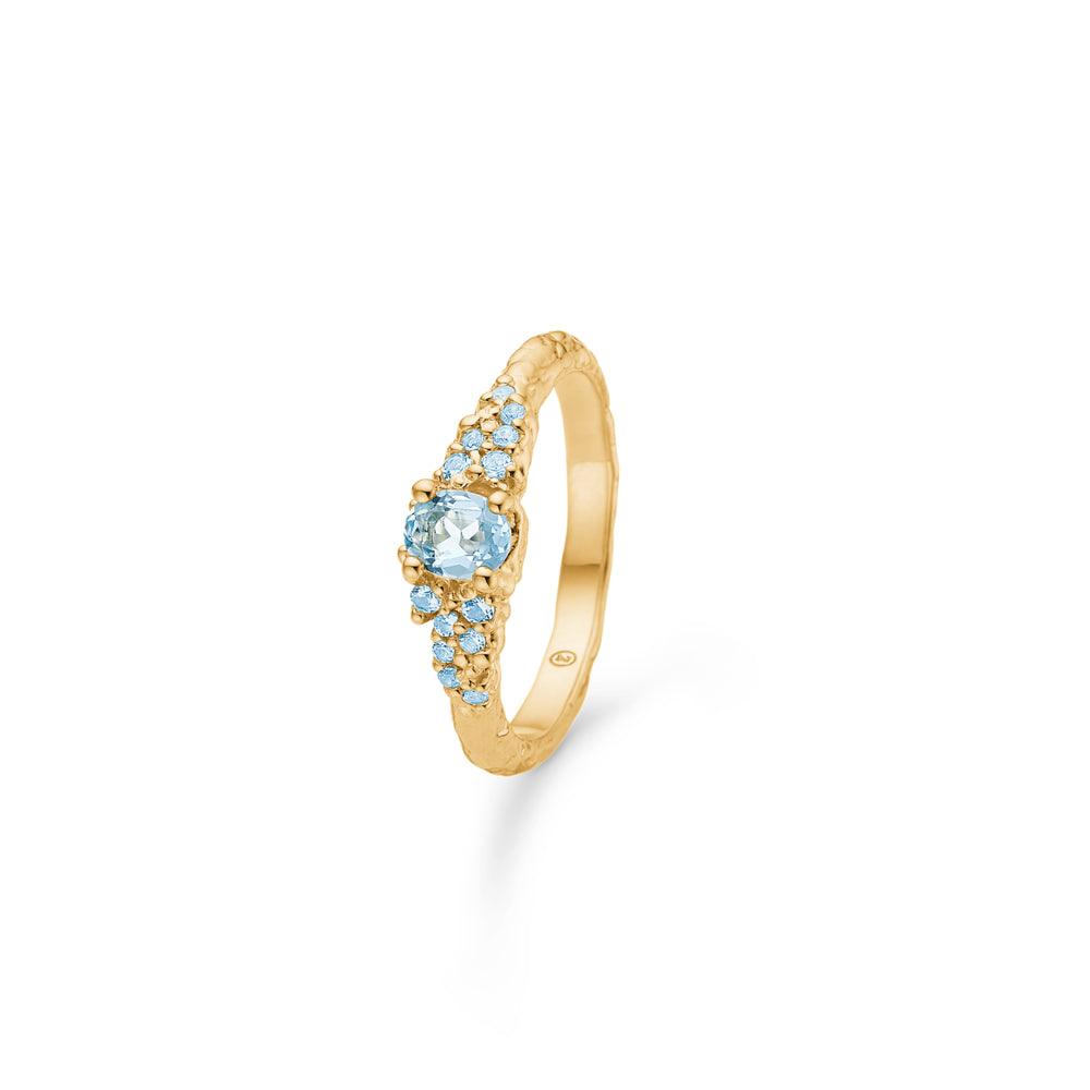Studio Z Fragments Ring Med Blå Zirkonia - Ringe - 7247861-001
