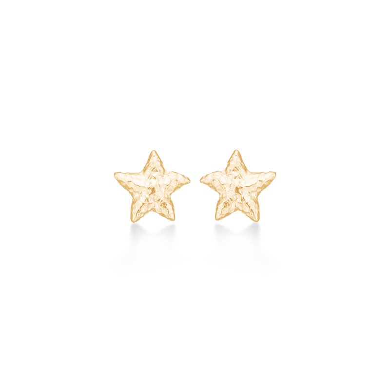 Studio Z Starfish Lustre Forgyldte Søstjerne Ørestikker Medium: - Øreringe - 7210902