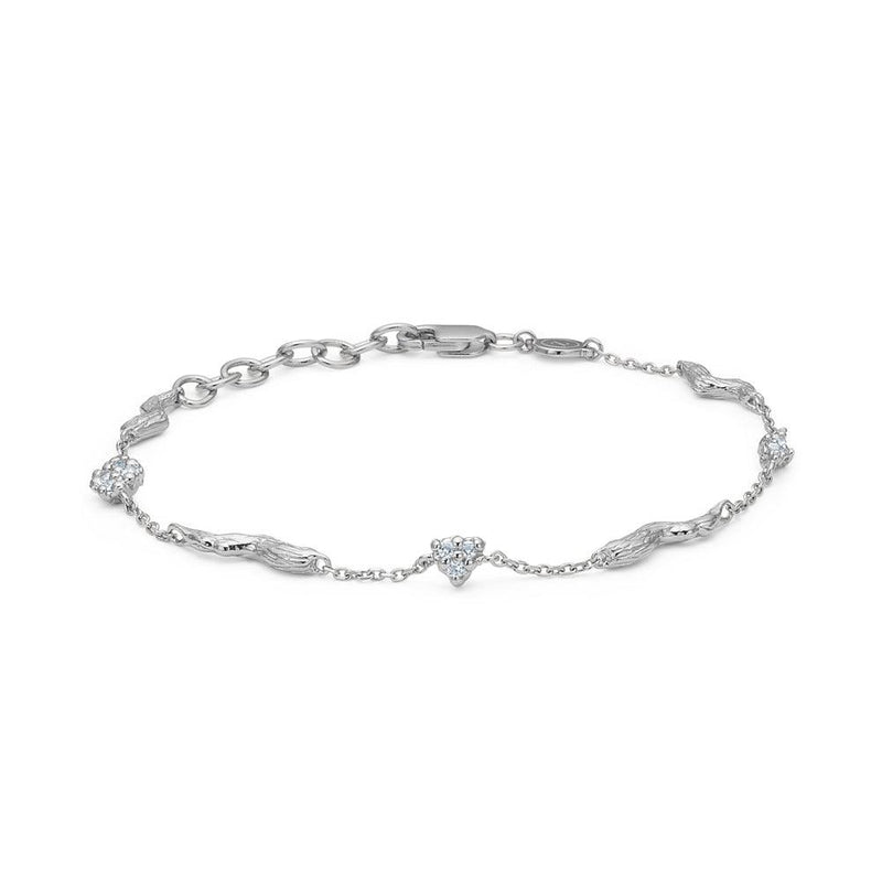 Studio Z Tangled Sølv Armbånd Med Zirkonia - - 7157845