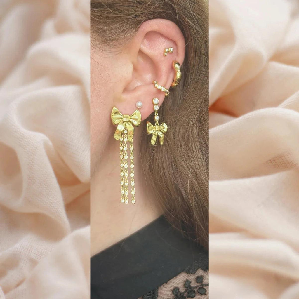 The Earring Shop Loulou Tassel Stud - Øreringe - FW2403
