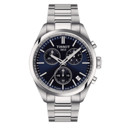 TISSOT PR 100 CHRONOGRAPH MIT BLAUEM ZIFFERBLATT