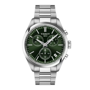 TISSOT PR 100 CHRONOGRAPH MIT GRÜNEM ZIFFERBLATT