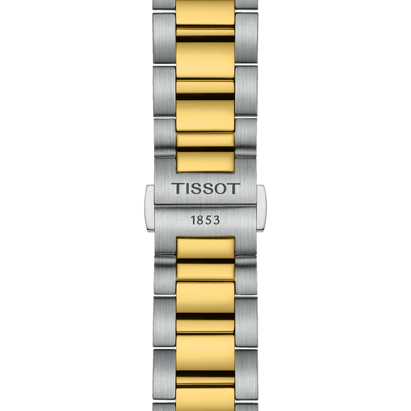TISSOT PR 100 CHRONOGRAPH PVD MED SØLV URSKIVE - Herreur - T1504172203100