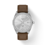 TISSOT PRC 100 SOLARQUARTZ 39 MM BRAUNES LEDERARMBAND