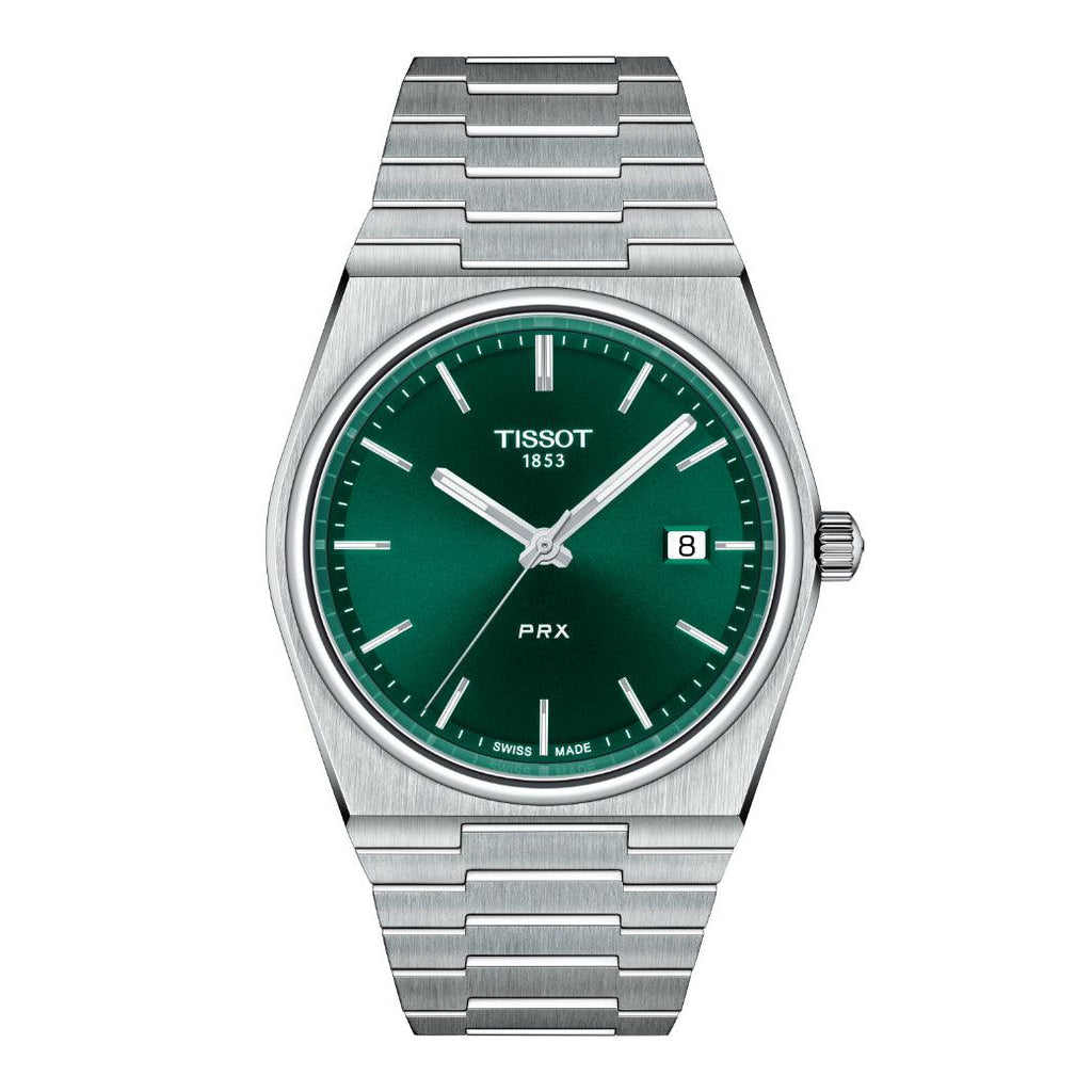 Tissot PRX 40MM GRØN URSKIVE - Herreur - T1374101109100