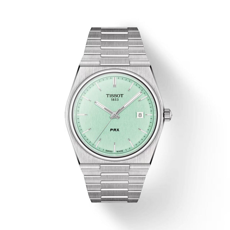 TISSOT PRX 40MM ICE BLUE URSKIVE - Herreur - T1374101109101