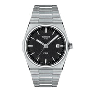 TISSOT PRX 40 MM SCHWARZES ZIFFERBLATT