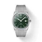 TISSOT PRX POWERMATIC 80 MIT GRÜNEM ZIFFERBLATT