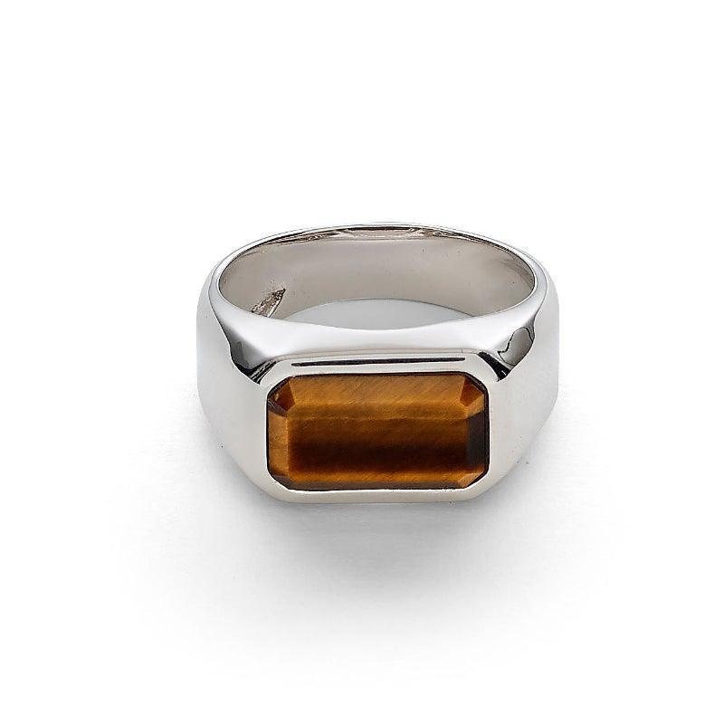 Alexander Lynggaard Ring - Hope Signet Tiger Eye - Ringe - H70031-003