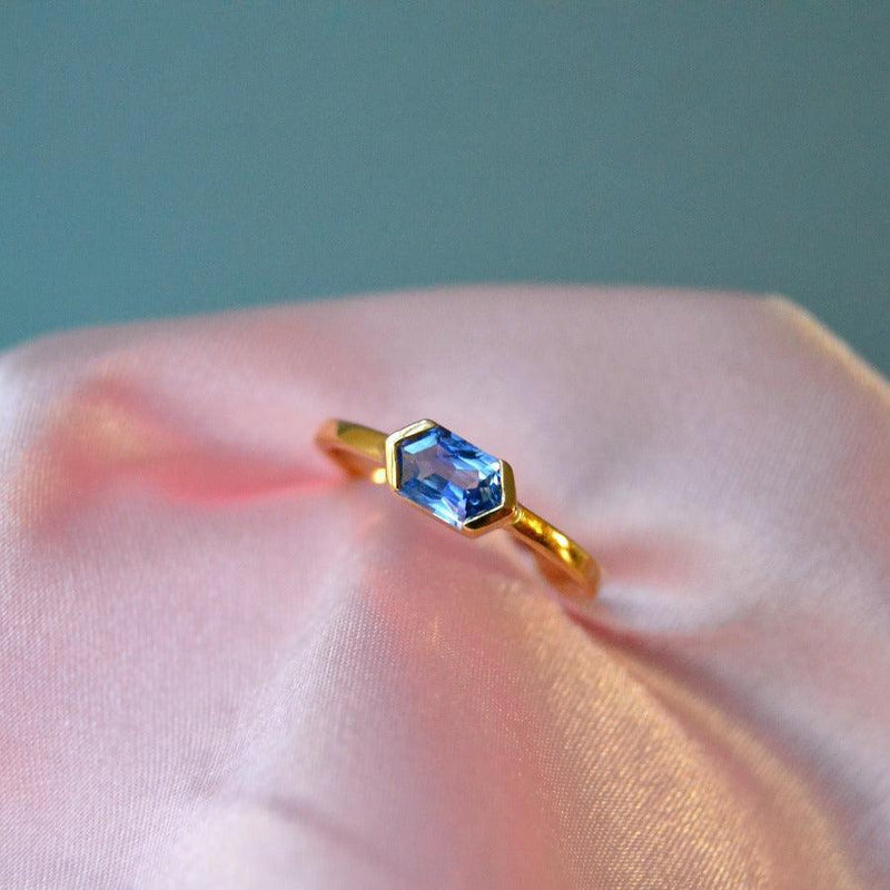 Anpé Atelier Customized Ring Med Blå Safir - Ringe - 27-BlåSafir-001