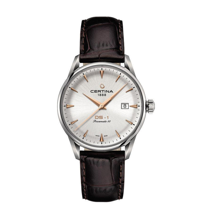 Certina DS-1 Powermatic 80 Herreur - Med Læderrem - Herreur - C0298071603101