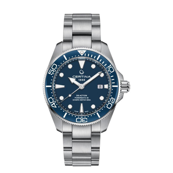Certina DS Action Powermatic 80 Herreur - Blå Urskive - Herreur - C0326071104100
