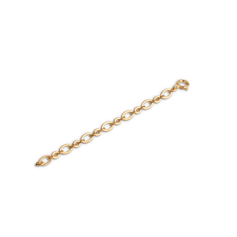 Enamel Anklet Extender sølvforgyldt - B101G - - B101G