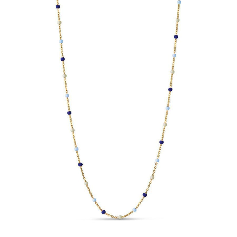 Enamel Lola Halskæde Marine - N55G-Marine - Halskæde - N55G-Marine