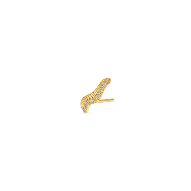 Herieth Paul x Polar Jewelry Utulivu Forgyldt 22kt Ørering - Øreringe - UTU-ST-GD-WZ-00510