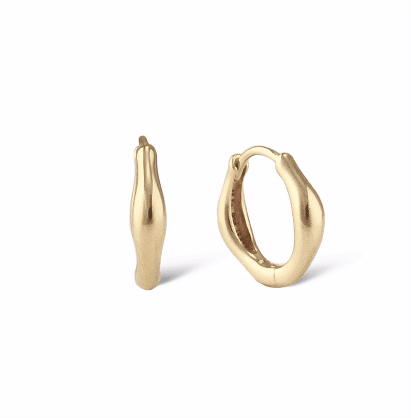 Jeberg Jewellery Balance Creoler sølvforgyldt -51860 - Øreringe - 51860