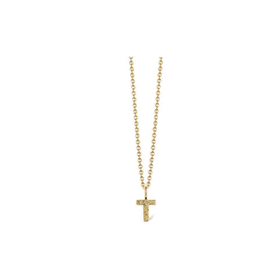 Jeberg Jewellery I Am Me Bogstav sølvforgyldt - 42000 - Halskæde - 42000-019