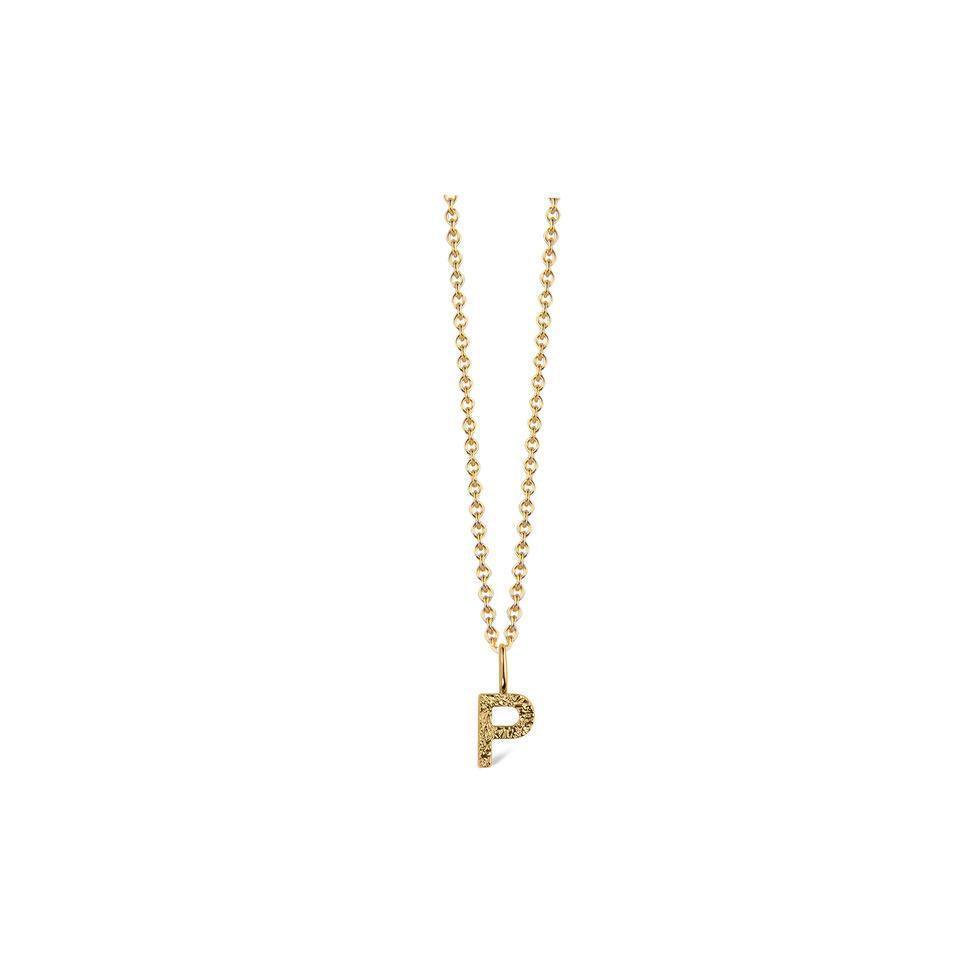 Jeberg Jewellery I Am Me Bogstav sølvforgyldt - 42000 - Halskæde - 42000-016