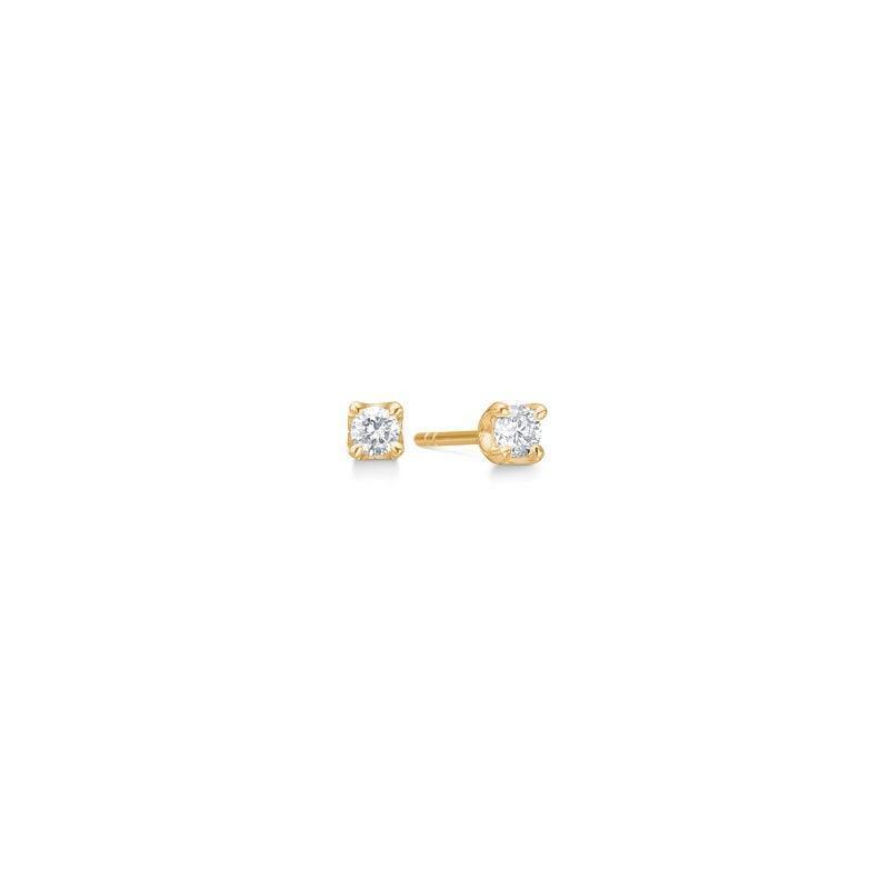 Mads Z 14 kt. Crown Diamant Øreringe 0.18 ct. - Øreringe - 1511618
